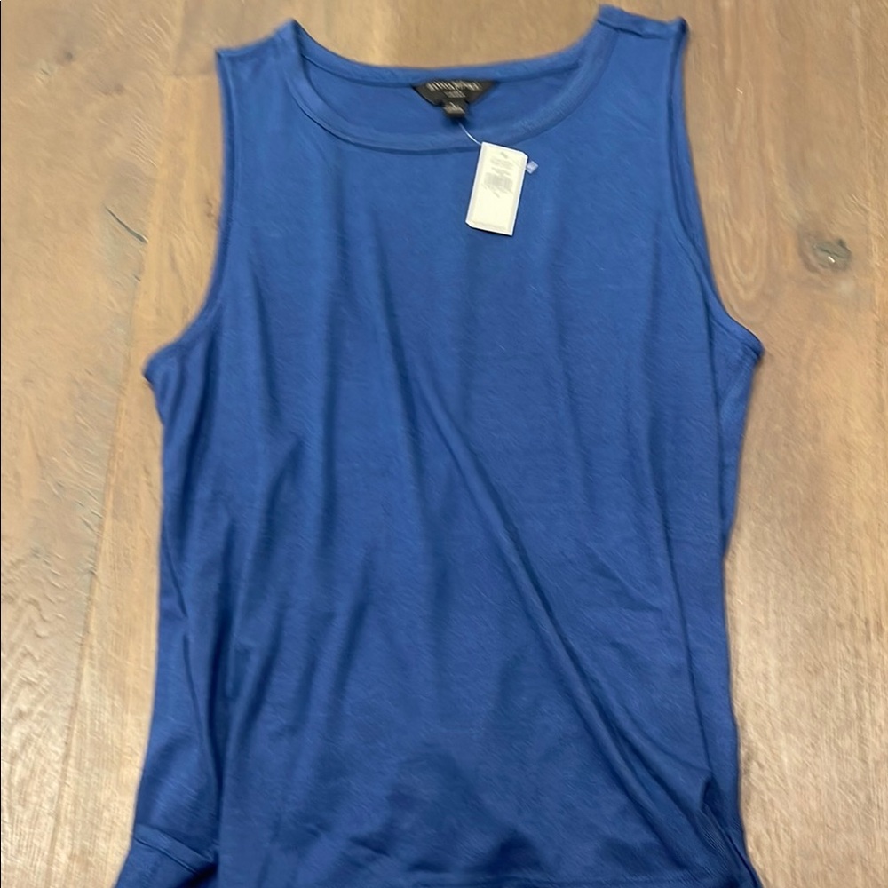Blue Sleeveless Top - Picture 2 of 3